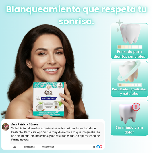 Tiras blanqueadoras de dientes